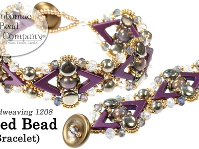 Mixed Bead Bracelet - Tutorial for bead weaving with a variety of different beads
