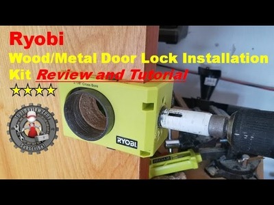 Ryobi Wood.Metal Door Lock Installation Kit review and tutorial
