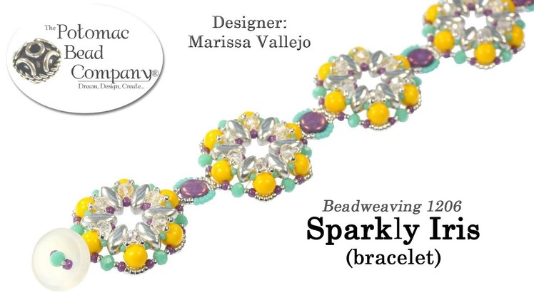 Sparkly Iris Bracelet (Tutorial)