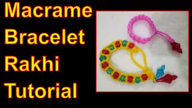 Stylish Macrame Bracelet Tutorial Video | Macrame Easy Tutorials 2 for beginners in Marathi