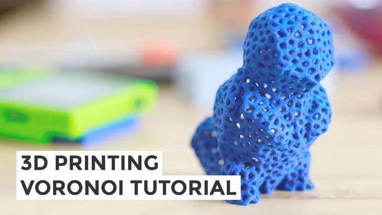 Voronoi Tutorial - Apply Voronoi Pattern to any 3D Printing model