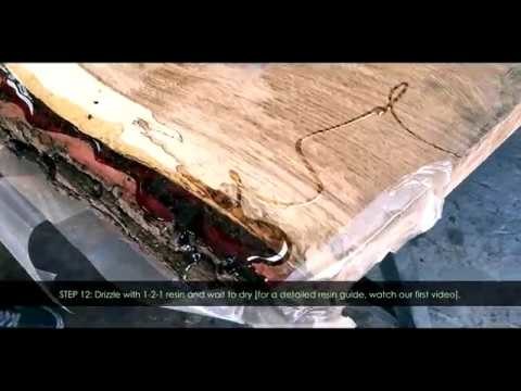 Wood DIY | How to: Epoxy Resin Bark Preservation