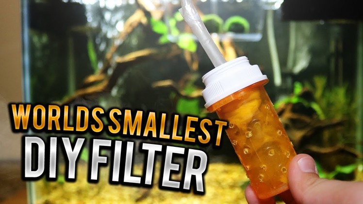 Worlds Smallest DIY Filter!!!!