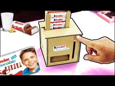 ???? Wow! Amazing DIY Kinder Chocolate Cardboard Dispenser ????