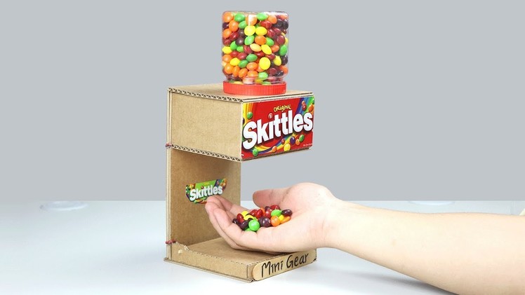 Wow! Amazing DIY Skittles Candy Magic Dispenser