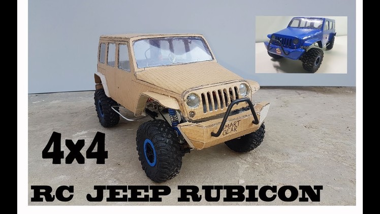 WOW! Super RC Jeep Wrangler  || DIY at Home || Jeep Rubicon  || 4X4 off road ||  Electric Toy Car