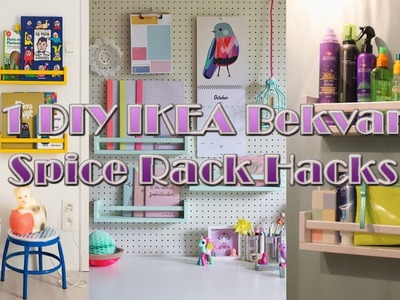 11 DIY IKEA Bekvam Spice Rack Hacks