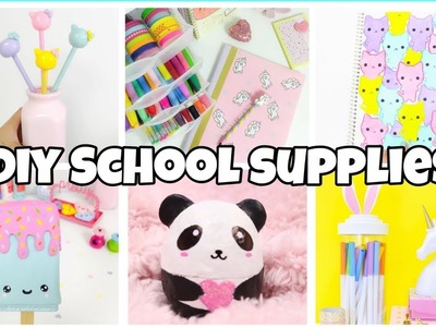 6 BACK TO SCHOOL SUPPLIES! Notebooks,Pencil case-EASY DIY school supplies Compilation