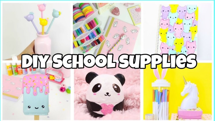 6 BACK TO SCHOOL SUPPLIES! Notebooks,Pencil case-EASY DIY school supplies Compilation