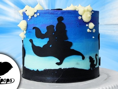 Aladdin Silhouette Cake | Disney Party Ideas | DIY & How To