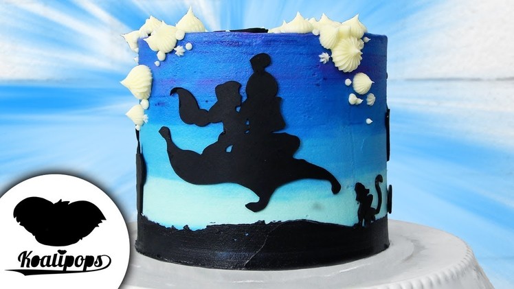 Aladdin Silhouette Cake | Disney Party Ideas | DIY & How To