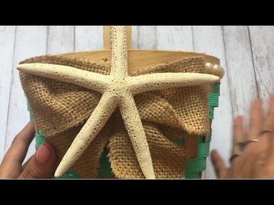 Altered Flower Girl Basket | Beach Wedding | DIY BRIDE ????