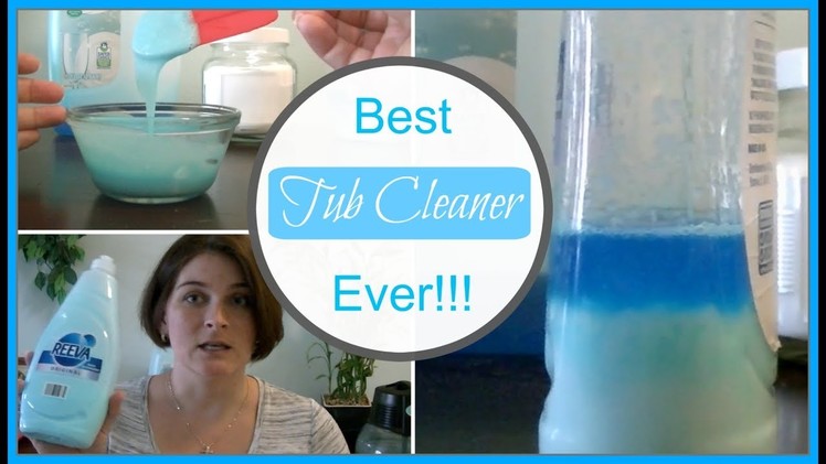 Best Tub Cleaner Ever! | DIY Tub & Tile Cleaner | Without Vinegar
