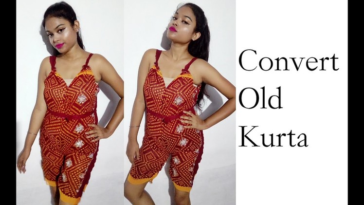 Convert Old Kurta Into A Jumpsuit | DIY | Refashion Clothes