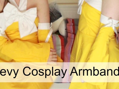 COSPLAY TUTORIAL | Fairy Tail; Levy McGarden | Armbands