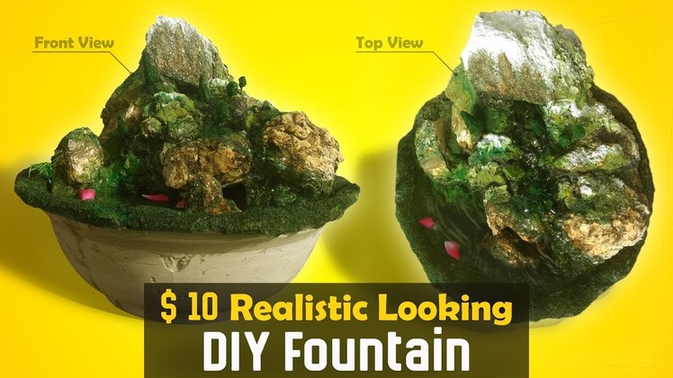 DIY $ 10 Realistic looking Fountain