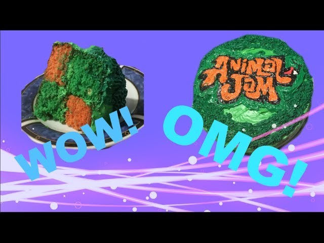 DIY ANIMAL JAM CAKE!.animal jam