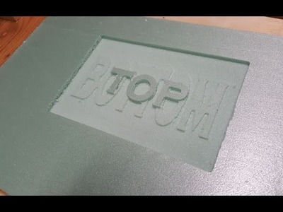 DIY CNC - Text on Text.Stacked Text - With Open Source Software