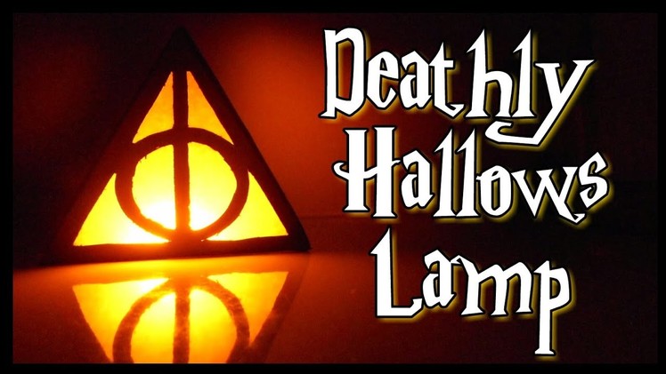 DIY Deathly Hallows Lamp | DIY Room Decor | Get Creative With Me  !