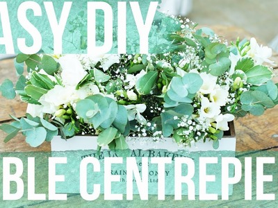 DIY Easy Floral Wedding Centerpieces