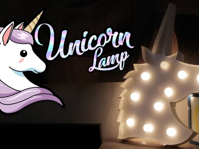 DIY Giant Unicorn Lamp