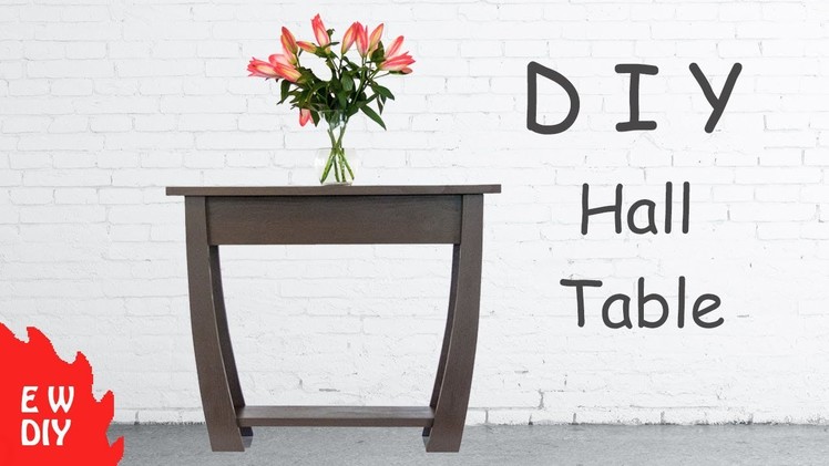 DIY Hall Table