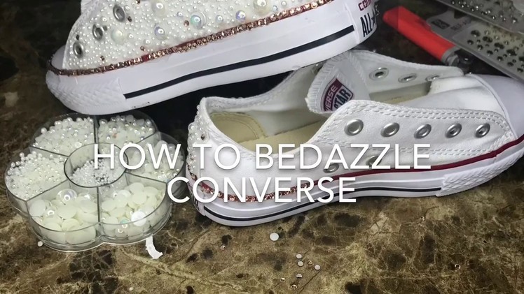 DIY | How To Bedazzle Converse |
