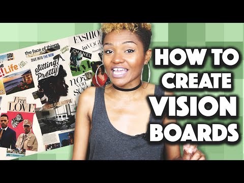 DIY: HOW TO CREATE A VISION BOARD || Sitting Pretty