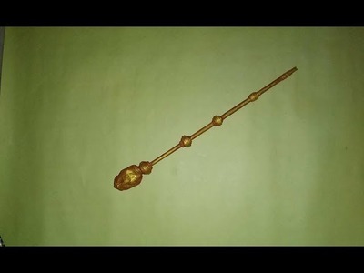 DIY How to make harry potter wand with paper at home