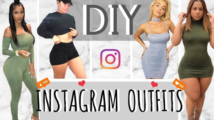 DIY : INSTAGRAM CLOTHES - 4 OUTFITS!!!