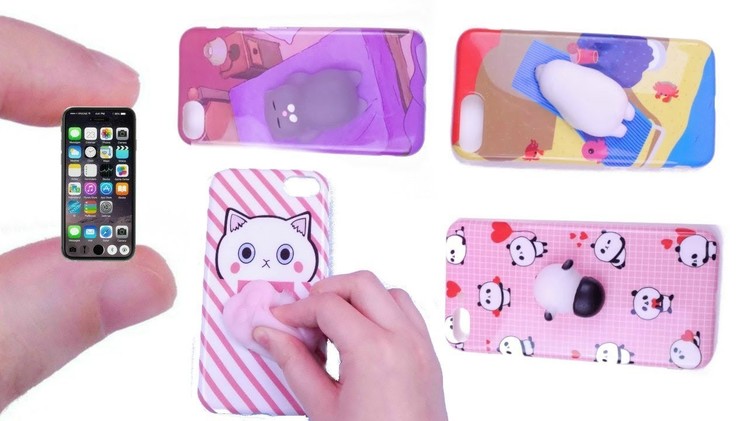 DIY Miniature iPhone with Case - How to Make LPS Crafts, Doll Stuff & Miniature Dollhouse Things