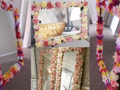 DIY | Pinterest Inspired Floral Mirror