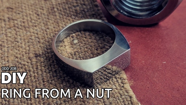 DIY ring from a nut (with common tools)