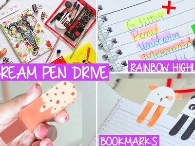 DIY SCHOOL AND COLLEGE SUPPLIES | DIY STATIONERY - PART 2