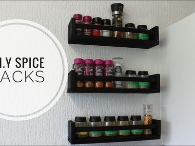 DIY Spice Rack Shelf