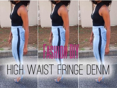 Fashion DIY | Fringe Jeans