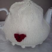 Holly & berry hand crafted tea cosy