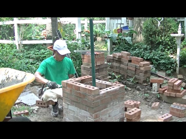 How to build a brick columns- DIY