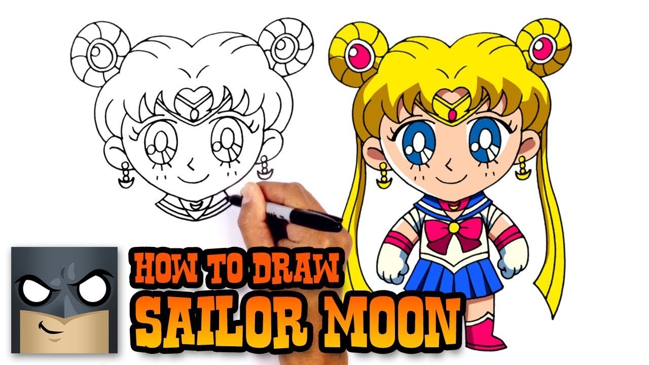 How to Draw Sailor Moon, Drawing Tutorial