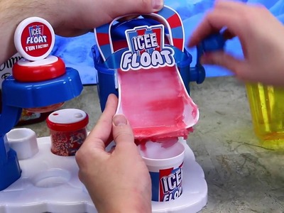 Icee Ice Cream Maker & Float Sweet Treats Desserts! DIY Shaved Ice Slushy Toy DisneyCarToy