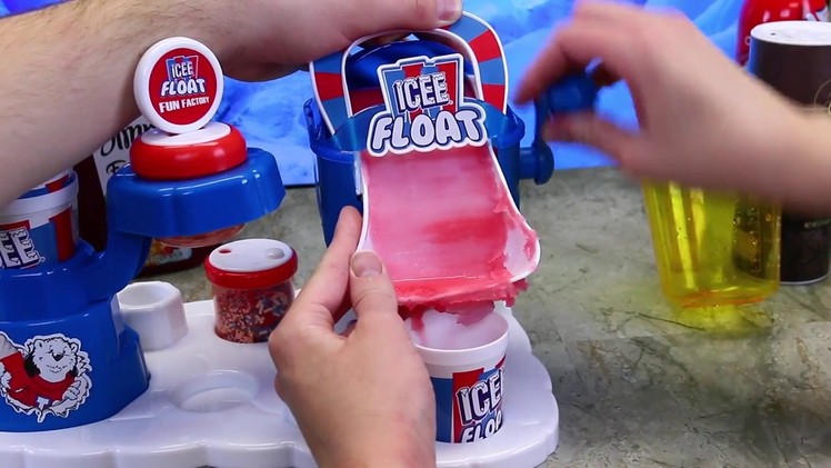 Icee Ice Cream Maker & Float Sweet Treats Desserts! DIY Shaved Ice Slushy Toy DisneyCarToy