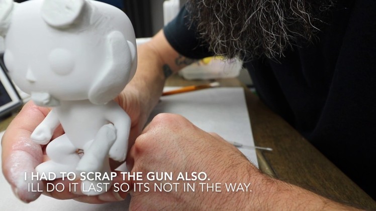Part 1: Sculpting - DIY HELLBOY FUNKO POP