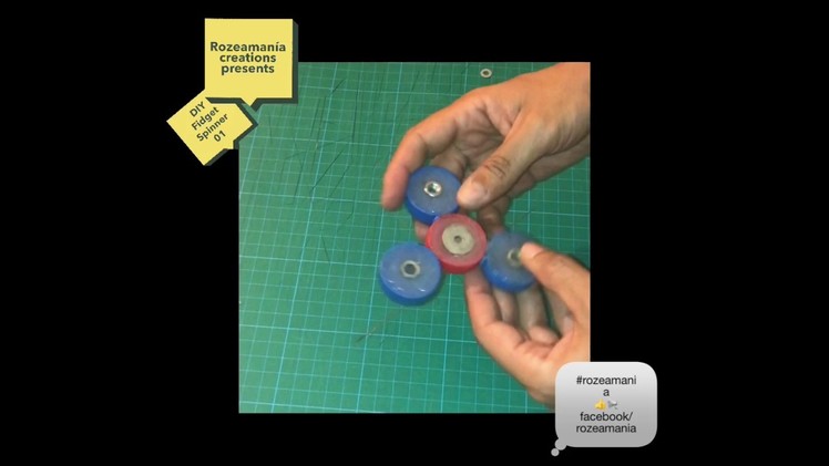 Rozeamanía DIY fidget spinner 01