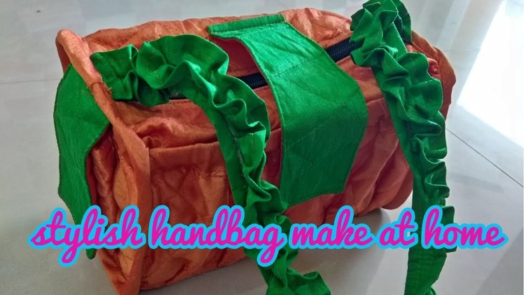 Stylish handbag make at home diy in Hindi