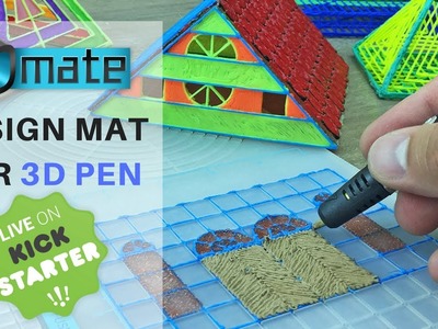 3Dmate Design Mat for 3D Printing Pen - Kickstarter Video