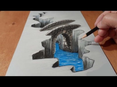 Amazing 3D Drawing Sketch Illustration with Pencil ( fine art )