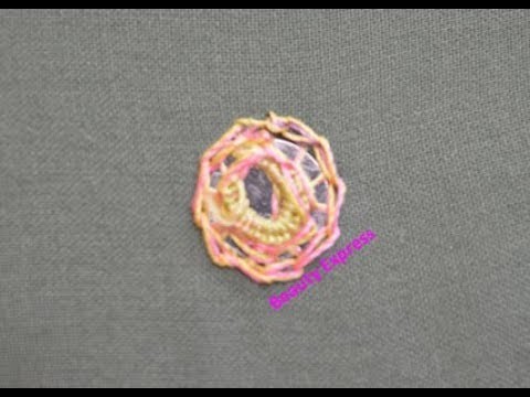 Chain Stitch Mirror Work | Hand Embroidery | Beauty Express