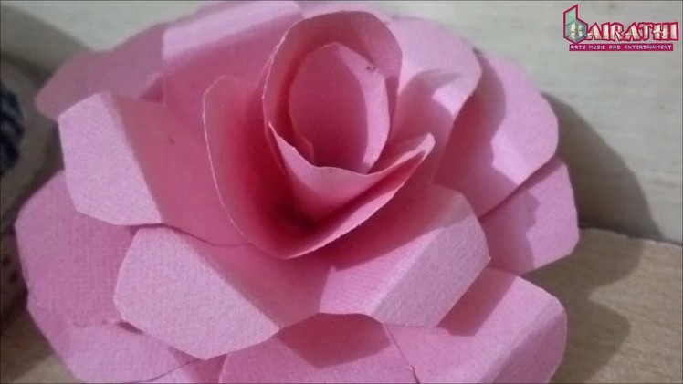 Create Paper Rose | With Very Simple Steps | Origami Art