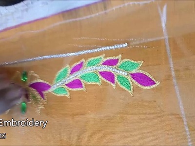 Hand embroidery designs | basic embroidery stitches | basic embroidery stitches by hand