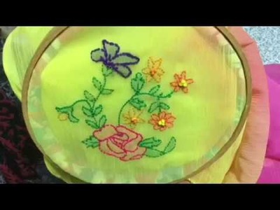 Hand Embroidery designs Shadow work